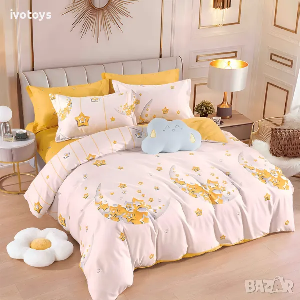 Двулицево спално бельо, 6 части - Модел WS16969, снимка 1