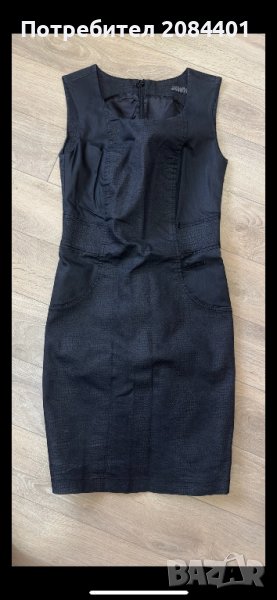 Eлегантна черна рокля ЮНОНА М размер , снимка 1