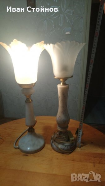 Лот мраморни лампи, снимка 1