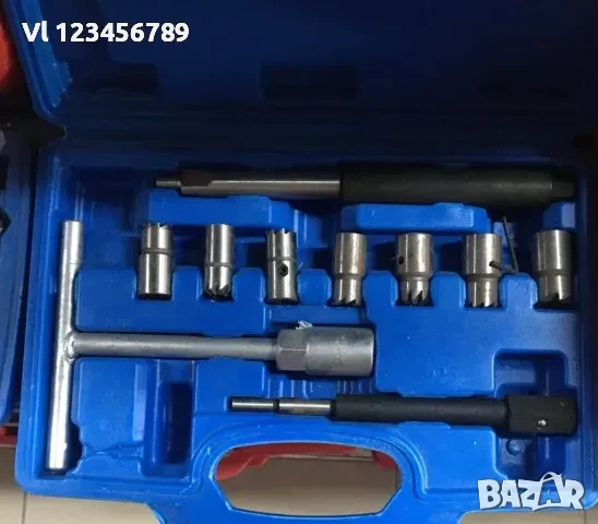 Комплект фрези за почистване на леглата на дюзите 10 части, снимка 1