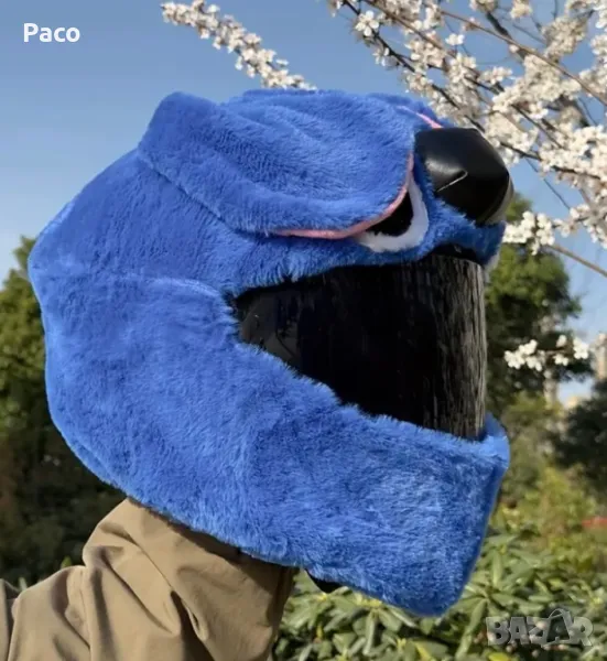 Плюшена калъф за шлем, снимка 1