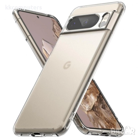 Силиконов кейс MBX и Протектор За Google Pixel 8 Pro, Прозрачен, снимка 1