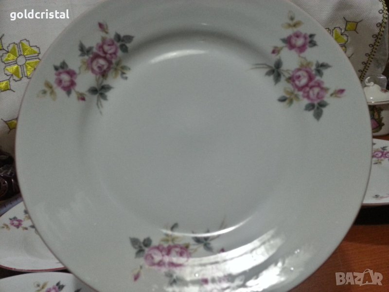 Стар български порцелан чинии, снимка 1