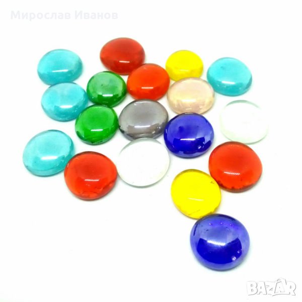 цветни стъклени камъ4ета , снимка 1