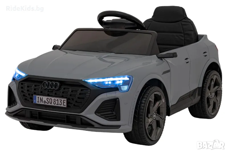 Audi SQ8 12V – Детски акумулаторен джип, Сив, EVA гуми, снимка 1