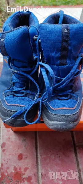 Детски непромокаеми туристически обувки за преходи MH120, снимка 1