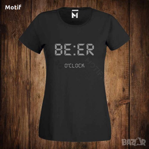 Дамска тениска с щампа БИРА , снимка 1