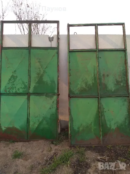 Големи желязни врати 2 броя ., снимка 1