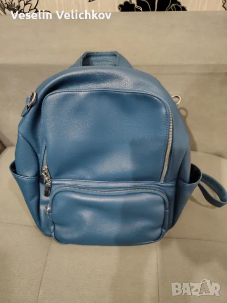 Дамска кожена раница- нова!, снимка 1