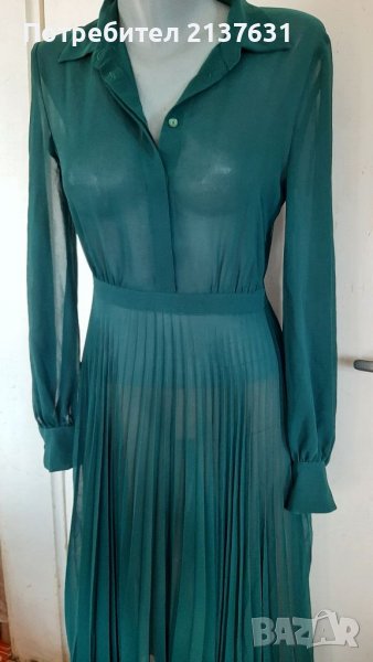 ДАМСКА ЕЛЕГАНТНА  ДЪЛГА РОКЛЯ   СОЛЕЙ  - Размер S , снимка 1