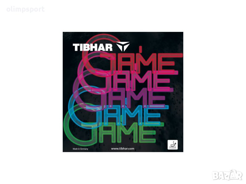 гума за тенис на маса tibhar game нова квадрат  дебелина 2,0мм гладка гума за технична игра налични , снимка 1
