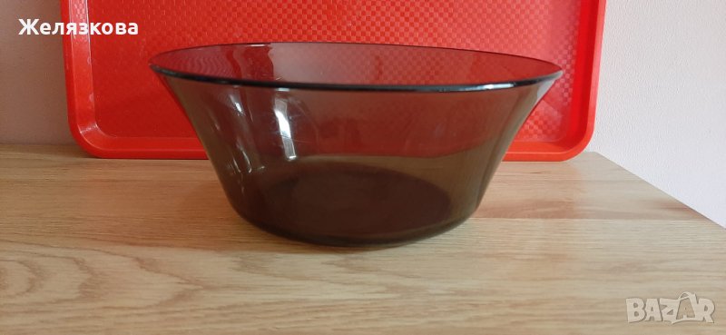 Купа DURALEX, дуралекс кафява , снимка 1
