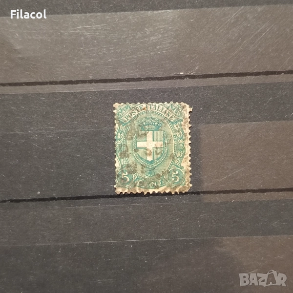 Италия 1896 г. Национален герб, снимка 1