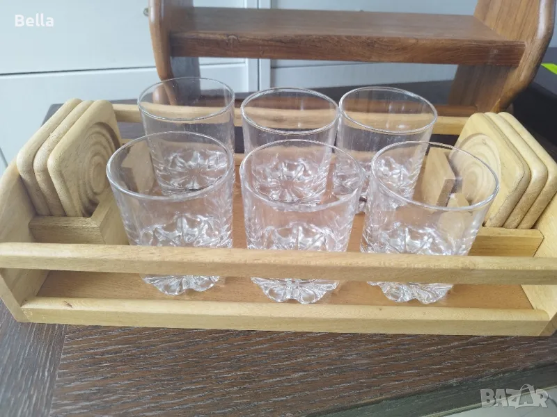 поднос с чаши , снимка 1