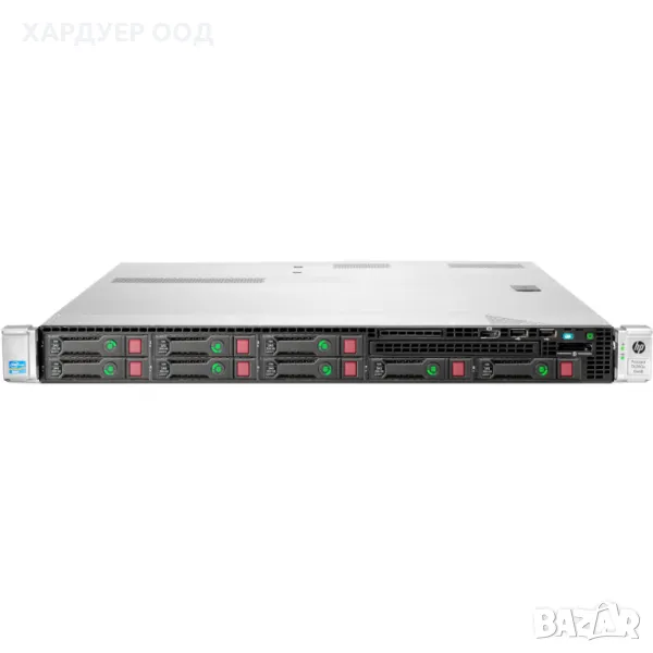 HP ProLiant DL360e server 2xE5-2430 100GB SSD 16GB RAM ECC Сървър, снимка 1