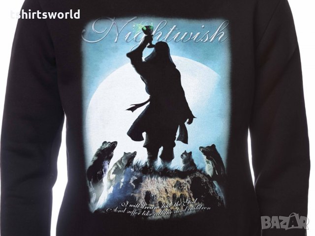 Нов детски суичър с дигитален печат на музикалната група Nightwish, Найтуиш, снимка 3 - Детски анцузи и суичери - 34589634