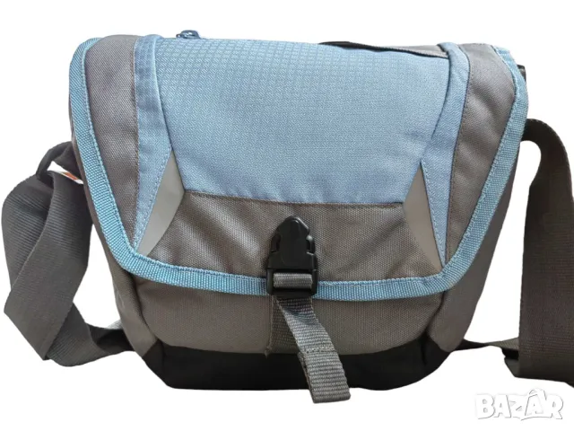 Чанта през рамо Leepak, Унисекс, Сиво/Синя, 28х18х13 см