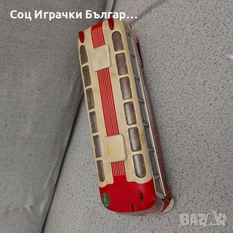 Стара Соц Играчка Ламаринен Автобус , снимка 2 - Колекции - 52927525