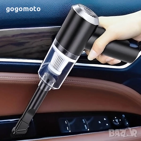 Мощна Акумулаторна Прахосмукачка 3 в 1 | PISTOOVER, АВТО ПРАХОСМУКАЧКА мини прахосмукачка, снимка 3 - Друга електроника - 48518400