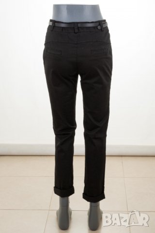 Черен дамски 7/8 памучен панталон марка Rylko by Agnes & Paul - EU38, снимка 3 - Панталони - 33237598