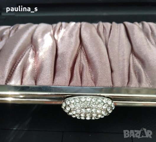 Бутик / нова чанта / клъч / пясъчна коприна "Le Lou Lou" by Cacharel , снимка 6 - Чанти - 32782518