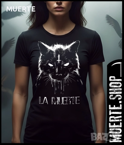 Дамска тениска LA MUERTE 666 CAT