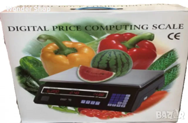 Електронен кантар с капацитет 40 кг и вградена батерия. ✨, снимка 4 - Друга електроника - 47889344