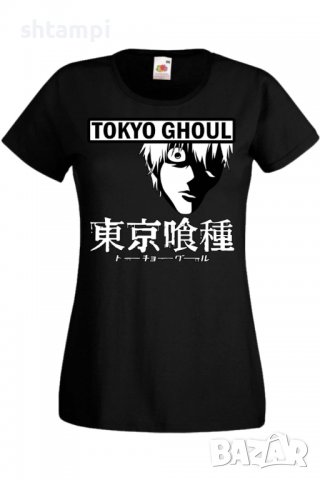 Дамска тениска Tokyo Ghoul 02,Анимация,игра,Празник,Повод.