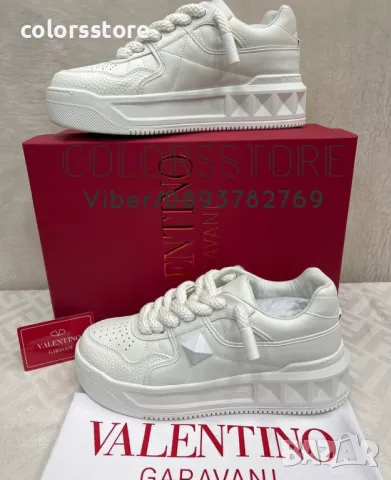 Бели кецове Valentino/BR29, снимка 2 - Кецове - 49758249
