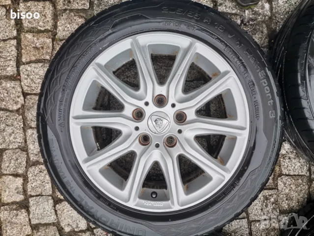 4бр ЛЕТИ джанти 16" 5Х112 ALUETT с гуми 205/55/16 UNIROYAL за VW Audi , снимка 5 - Гуми и джанти - 48348656