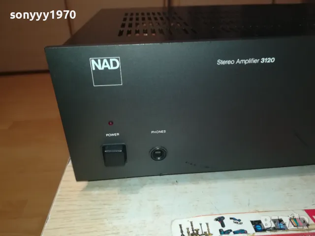 *NAD 3120 STEREO AMPLIFIER-ВНОС GERMANY 1210241850, снимка 7 - Ресийвъри, усилватели, смесителни пултове - 47559470