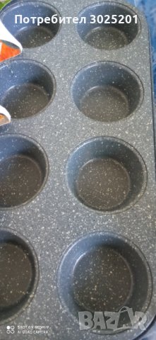 Помоция!   Оигинални Професионални Форми за приготвяне Печене на Мъфини Кексове   12 бр. в тава, снимка 5 - Форми - 43485090