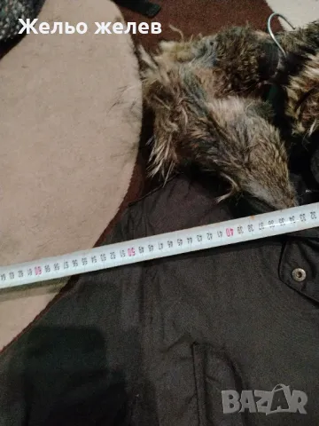 Мъжка парка,L,гугла, заешка кожа, снимка 12 - Якета - 43741124