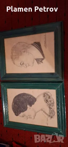 2 броя стари картини , снимка 1