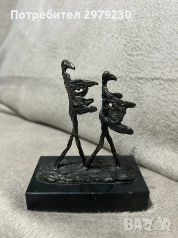 Скулптора бронз арт Деко , снимка 6 - Антикварни и старинни предмети - 53586796