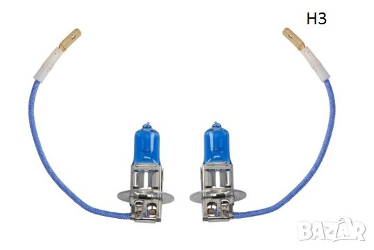 M-TECH Powertec Xenon Blue крушки с ксенонов ефект H1 H3 H4 H7 H8 H11 HB3 HB4, снимка 3 - Аксесоари и консумативи - 38771363