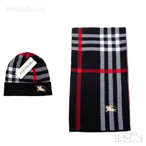 ❄️Burberry унисекс стилен комплект шапка и шал❄️, снимка 3 - Шалове - 43379551