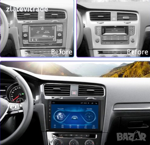 VOLKSWAGEN GOLF 2013–2020 Андроид НАВИГАЦИЯ 10'' СРЕБРИСТ(SILVER), 9397, снимка 4 - Навигация за кола - 36698579