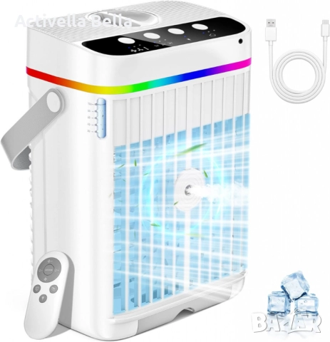 Интелигентен мини климатик 4 в 1 – мобилно охлаждане без компромис: без маркучи, без монтаж, с