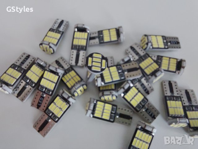 2бр Led крушки T10, W5W , снимка 3 - Аксесоари и консумативи - 44126193