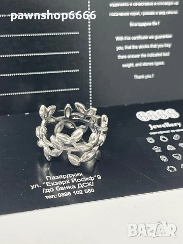 Сребърен пръстен 925 проба, снимка 7 - Пръстени - 52558901