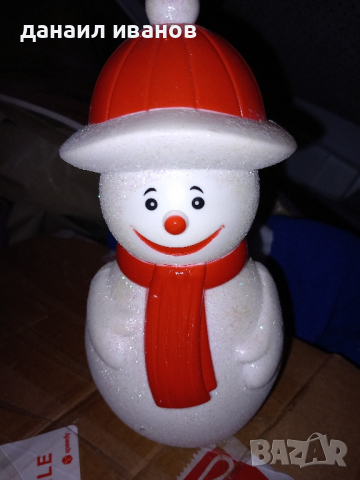 снежен човек , снимка 1 - Декорация за дома - 44926374