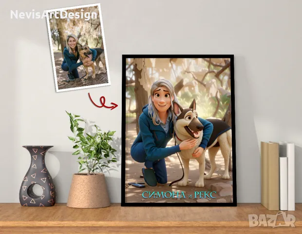 Дисни анимирани портрети, снимка 4 - Картини - 47532848