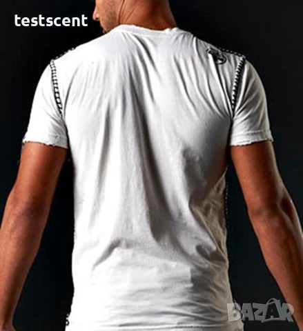 Автентична мъжка тениска Affliction Reckless Abandon White, снимка 5 - Тениски - 29709989