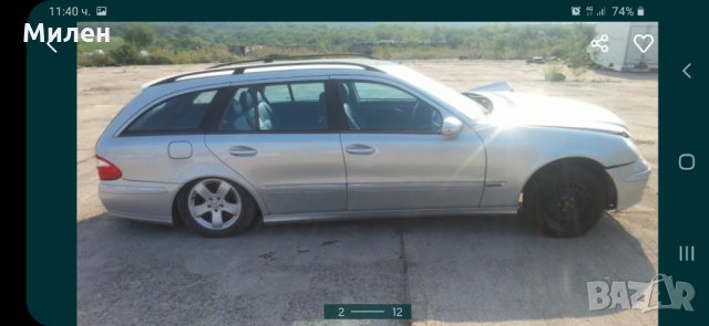 Mercedes Benz E-Klass W211  Avangarde Автоматик 280 CDI  2005 Година На Части , снимка 2 - Автомобили и джипове - 32516172