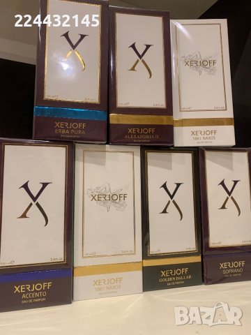 Xerjoff erba Pura,alexandria 2, Accento, Soprano, Golden Dallah