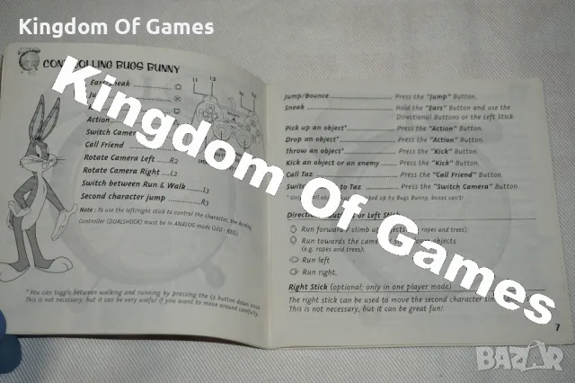 Игра за PS1 Bugs Bunny & Taz: Time Busters ТЕСТВАНА И РАБОТЕЩА, снимка 12 - Игри за PlayStation - 50099092