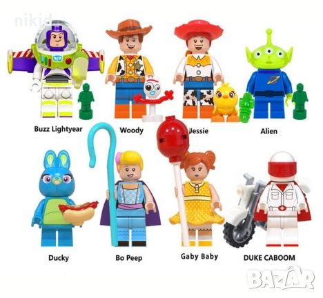8 бр Toy Story Играта на играчките фигурки Лего конструктор разглобяеми играчки, снимка 2 - Фигурки - 27333350