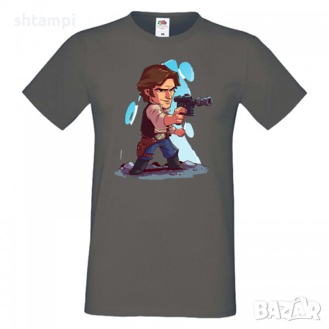 Мъжка тениска Star Wars Han Solo Star Wars Игра,Изненада,Подарък,Геймър, , снимка 16 - Тениски - 36809191