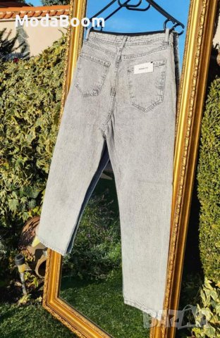 Мъжки широки сиви дънки , снимка 3 - Дънки - 37182881